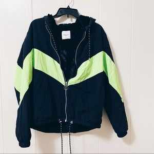 Neon Windbreaker Jacket